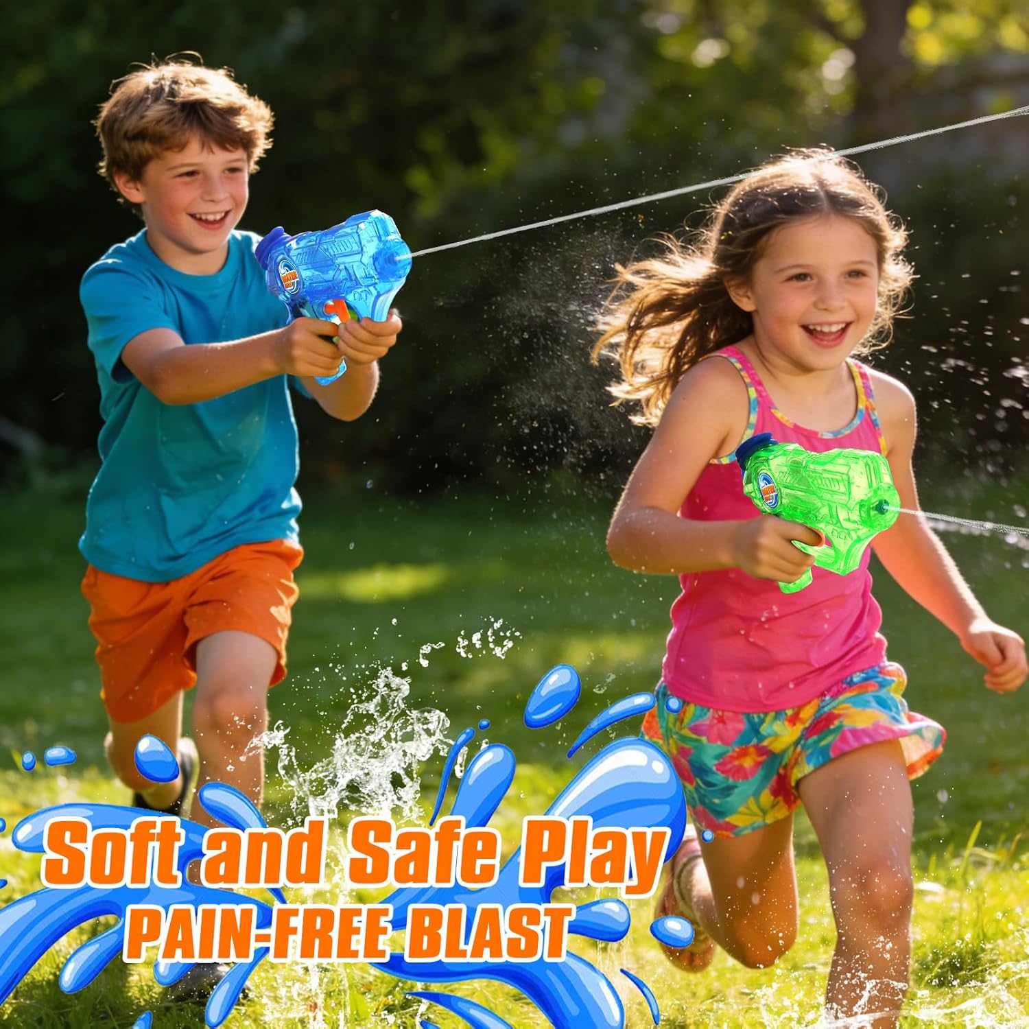 Thumbnail 6 de Mini Water Gun for Kids Toddler (2-Pack) — 90ML Soaker Water Blasters for Bath, Pool & Outdoor Play