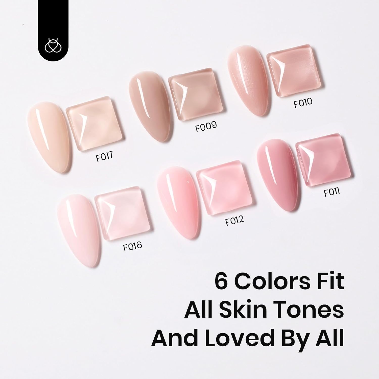 Thumbnail 4 de Beetles Rubber Base Gel Nail Polish 6-color set ๐
