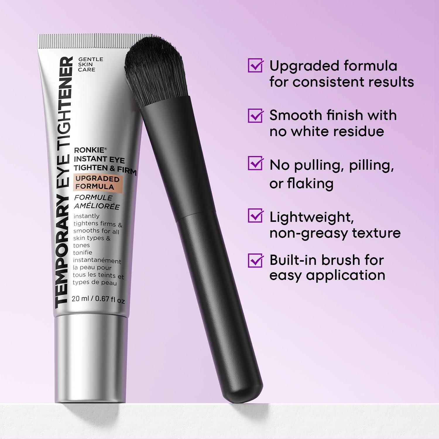 Detalle 2 de RONKIE Instant Firm Eye Tightener: Upgraded Formula for Women, 0.67 oz