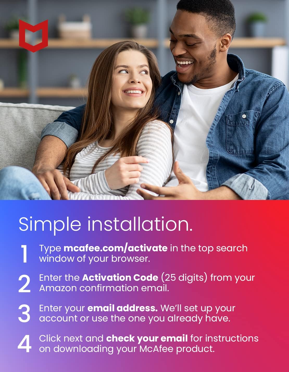 Detalle 2 de McAfee Total Protection 3-Device Antivirus with VPN, Password Manager, and Dark Web Monitoring (1-Year Download Code)