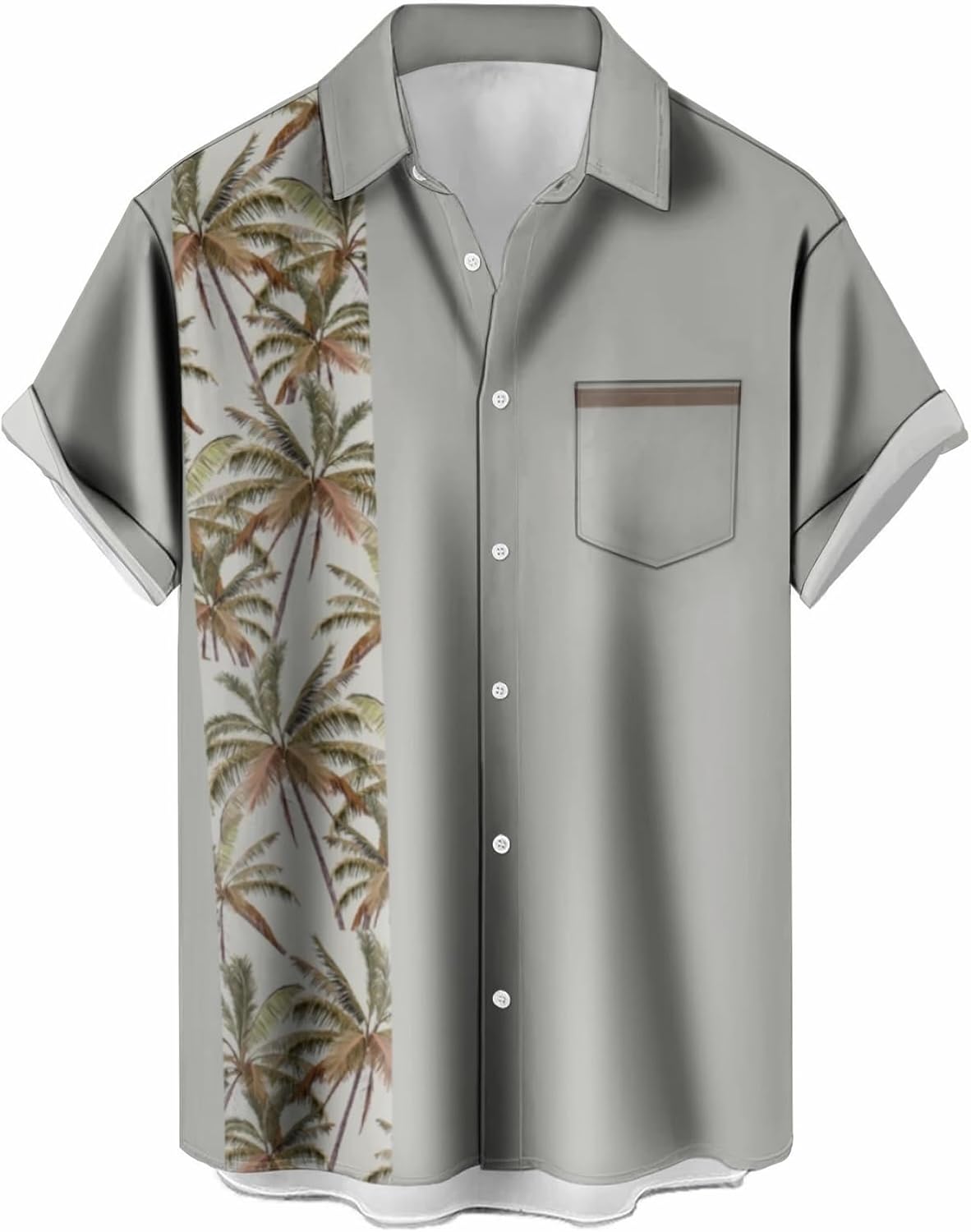 Detalle 1 de Hawaiian Bowling Shirt in Polyester