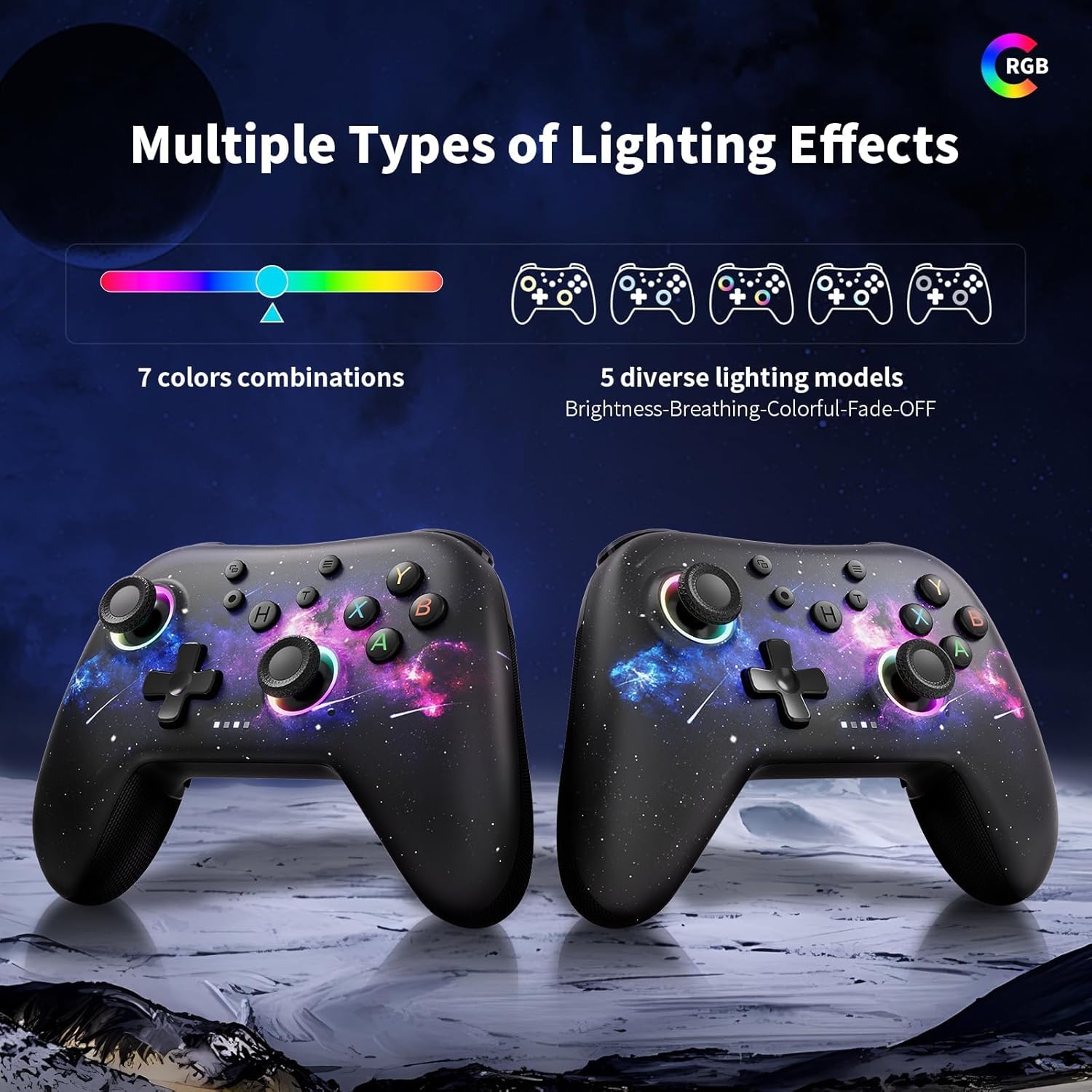 Detalle 2 de AceGamer Pluto Wireless Controller 1000Hz Polling