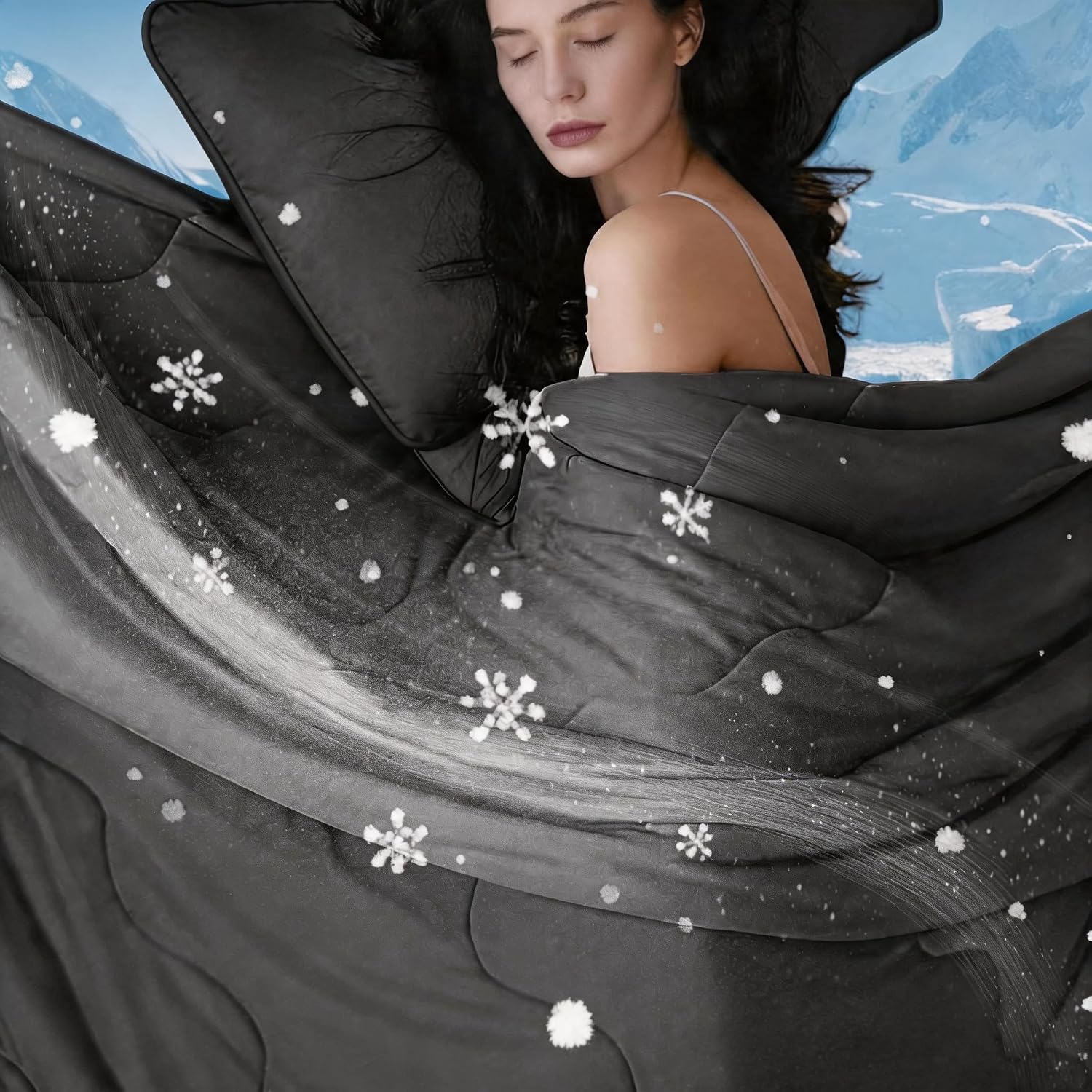 Detalle de DOWNCOOL Cooling Comforter, Queen Size