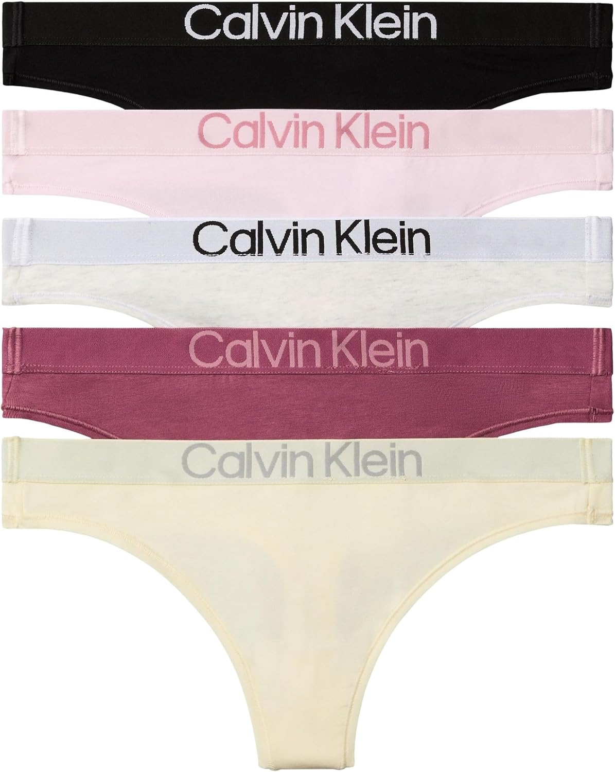 Thumbnail 6 de Calvin Klein Women's Thong 5pk Lv00qd5331 Thongs – Minimalist Comfort for Everyday Wear
