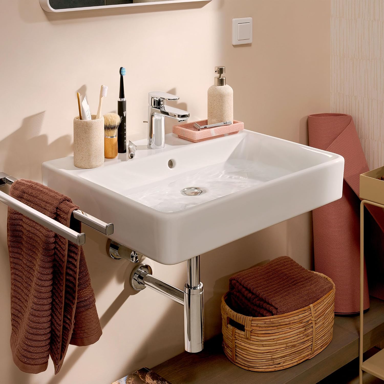 Thumbnail 2 de hansgrohe Flowstar S syfon butelkowy do umywalki, chromowany