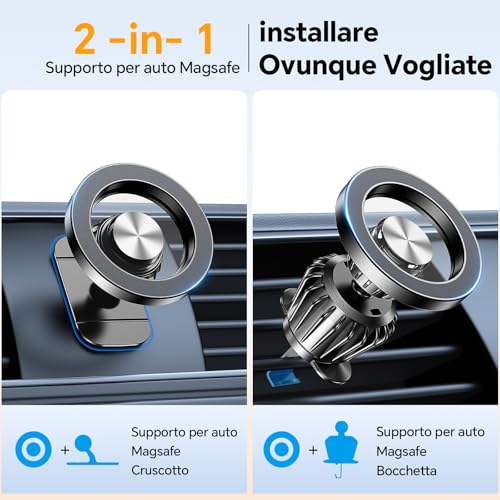 Thumbnail 2 de Coolpow Support Téléphone Voiture Magnétique MagSafe