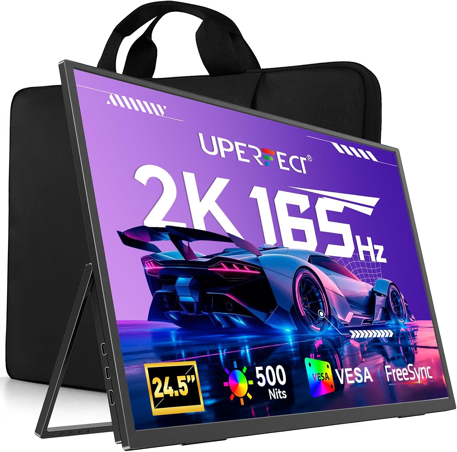 Detalle de UPERFECT 24.5" 2K Portable Monitor 165Hz