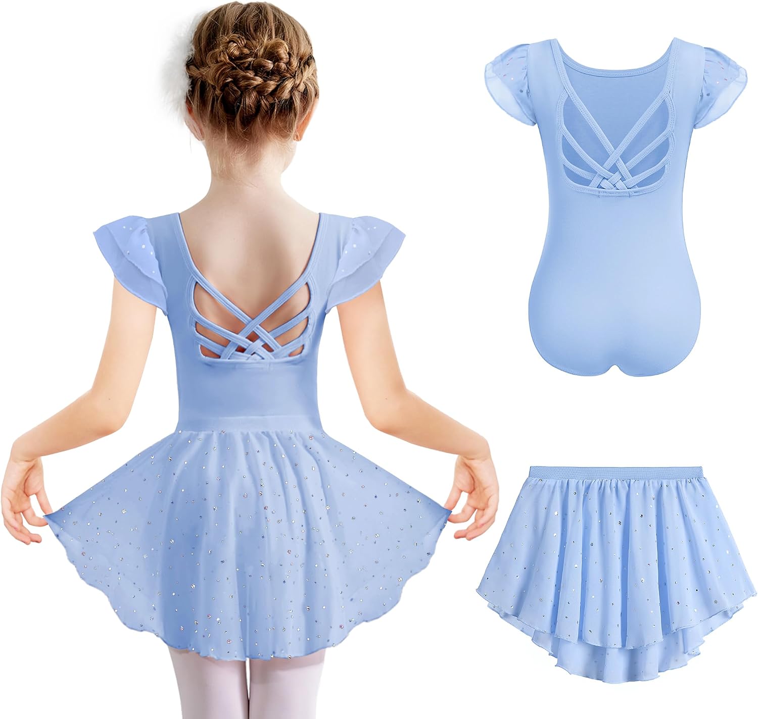 Detalle de Costume balletto 2 pezzi per 2-9 anni