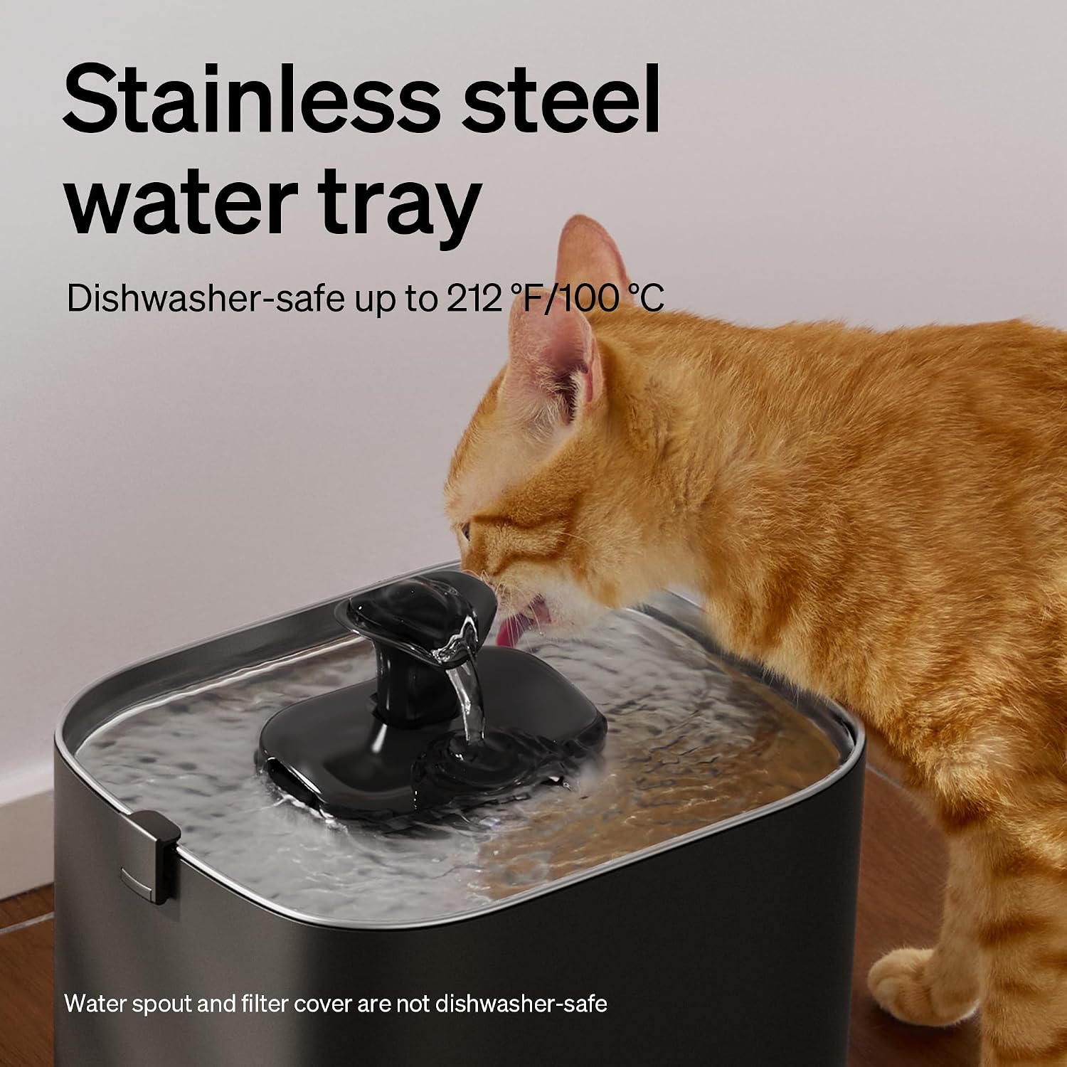 Detalle de PETLIBRO Dockstream 2 Smart Cat Water Fountain – Real-Time Hydration Tracking