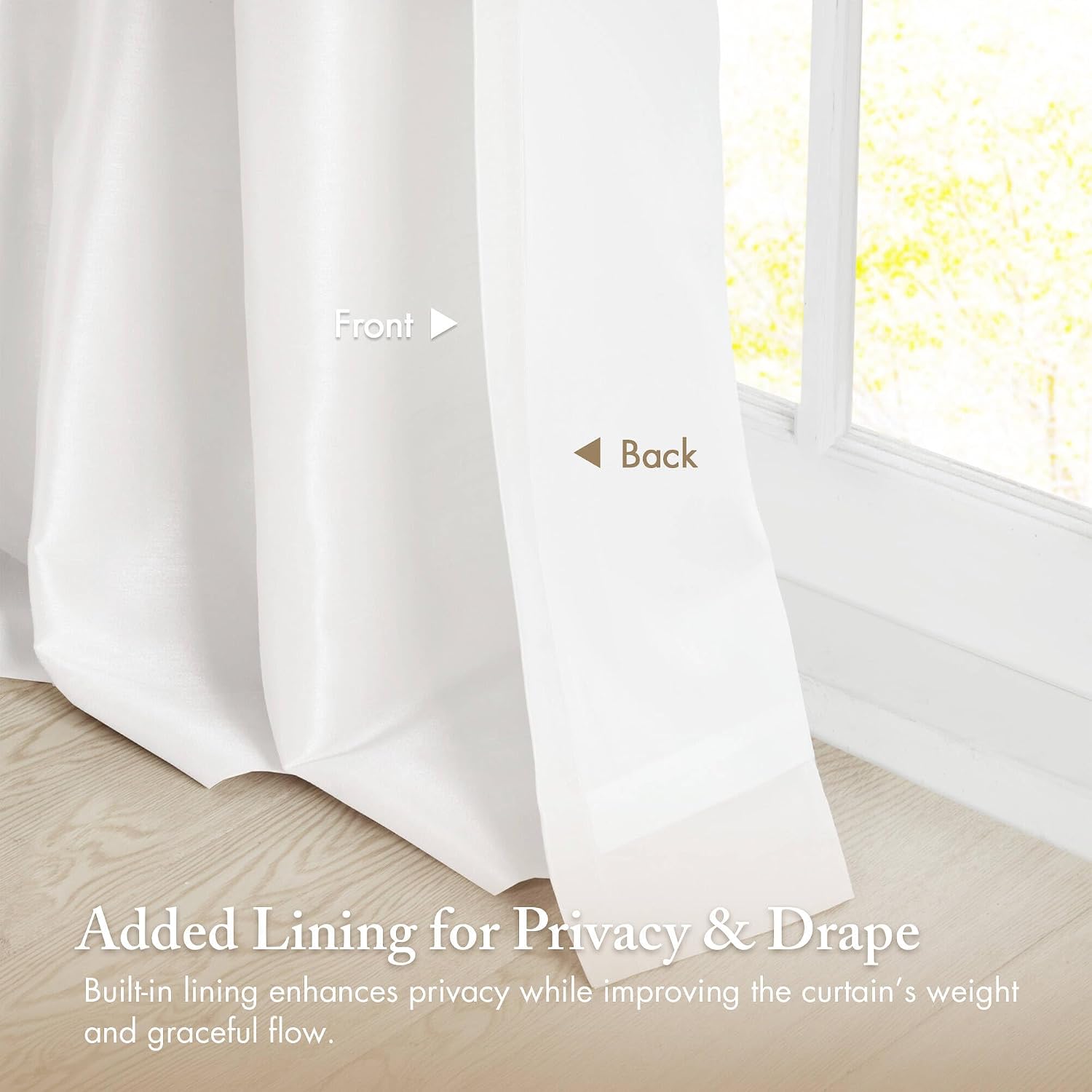 Thumbnail 4 de Madison Park Faux Silk Curtain Panel 50x95