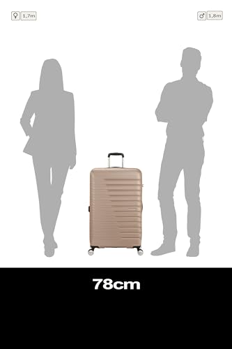 Thumbnail 11 de American Tourister Flashline 78 cm: maleta rígida grande ampliable con 4 ruedas y TSA, color Dorado Marfil