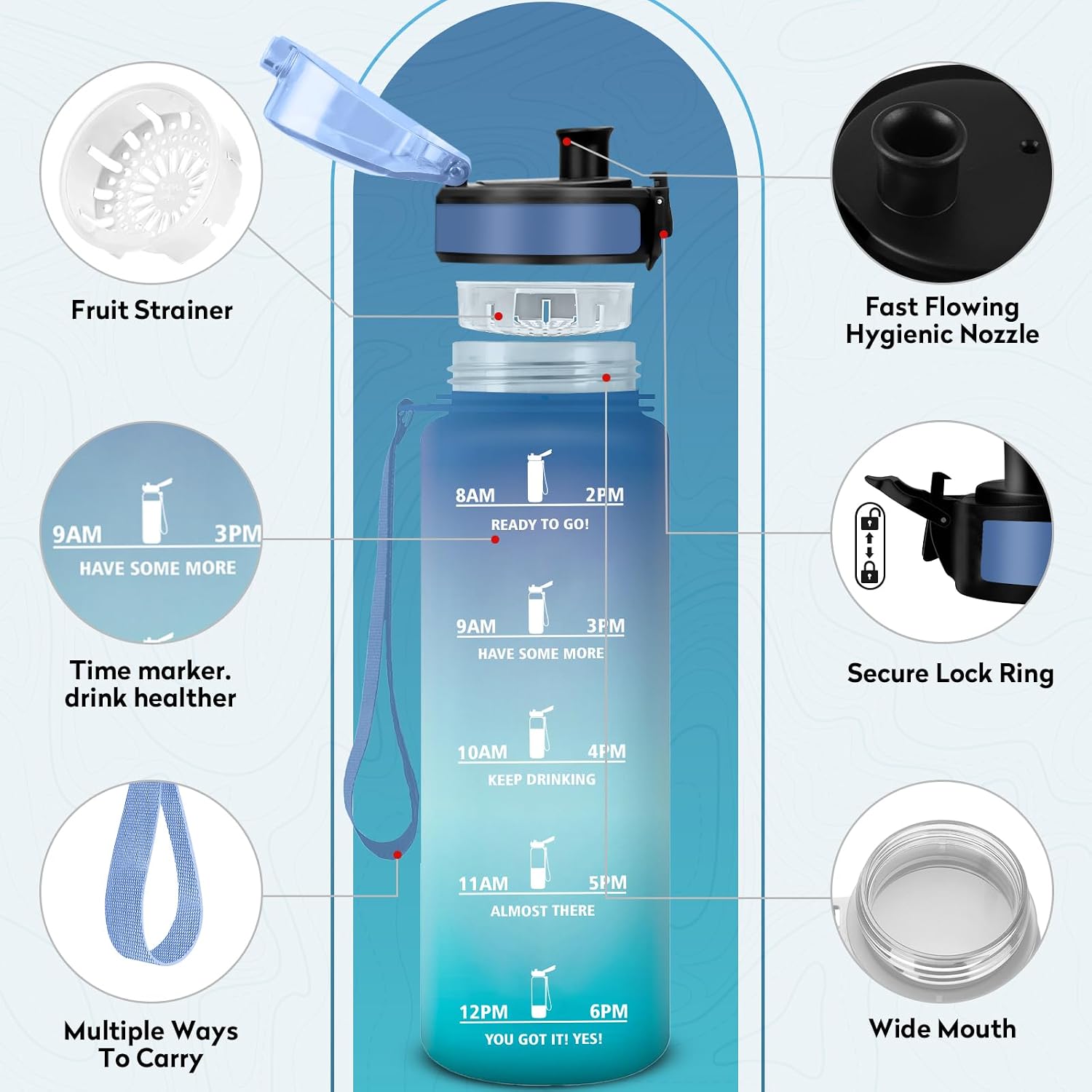 Detalle 2 de KollyKolla Gourde Enfant 500ml sans BPA