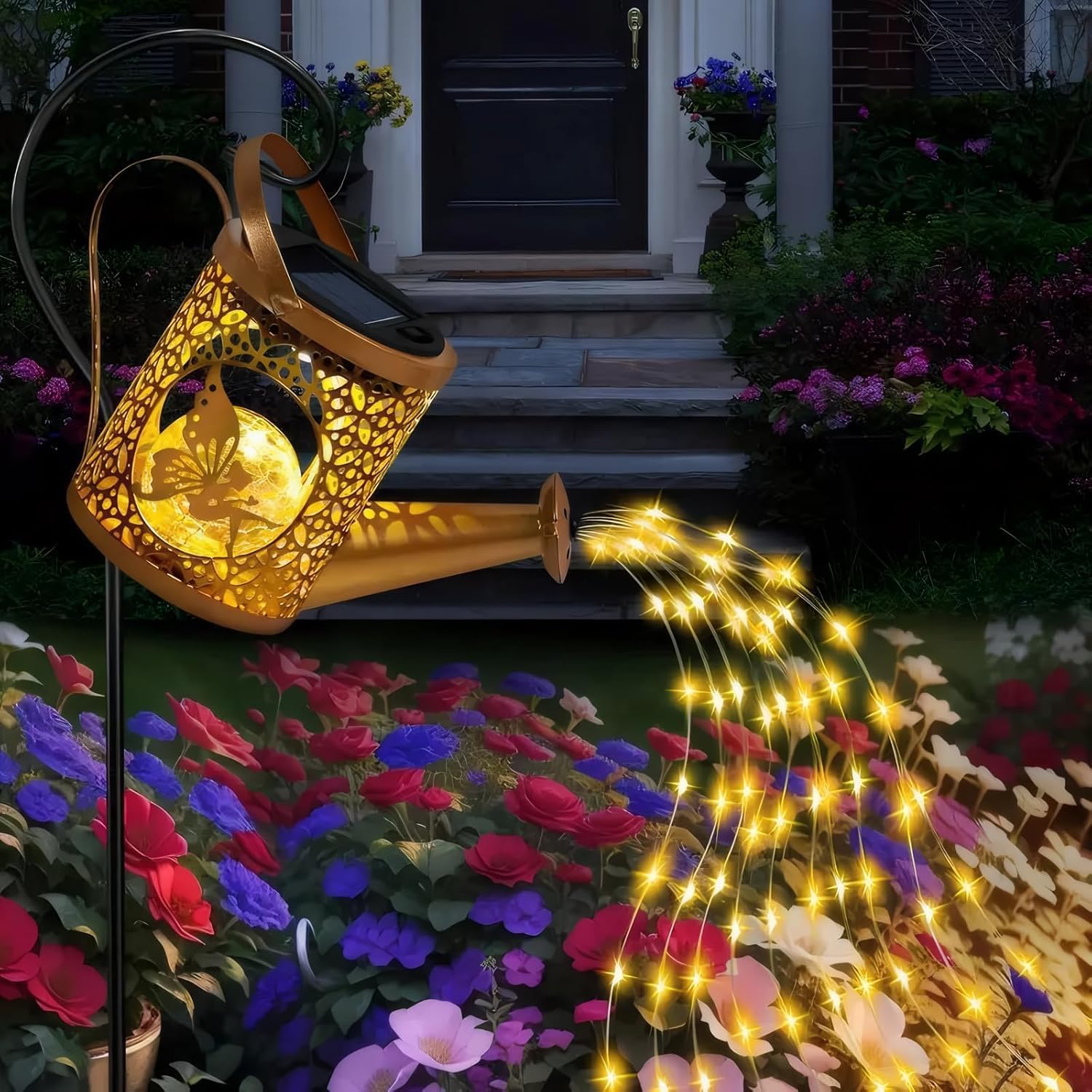 Detalle de BomKra Solar Watering Can Lights LED