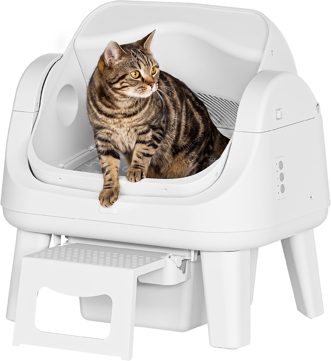 Detalle de Automatic Cat Litter Box, Open-Top Design