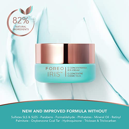 Detalle de FOREO Iris Vitamin C Eye Cream – Soin contour des yeux à la vitamine C et caféine, 15 ml