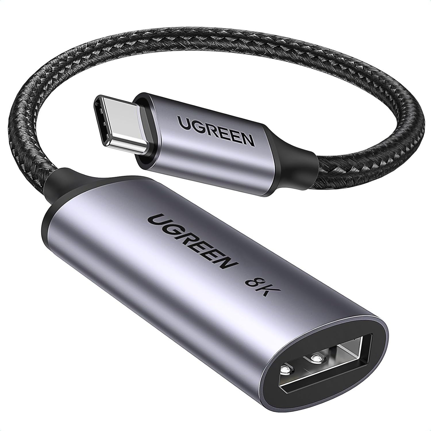 Detalle de UGREEN USB C to DisplayPort Adapter 8K@60Hz
