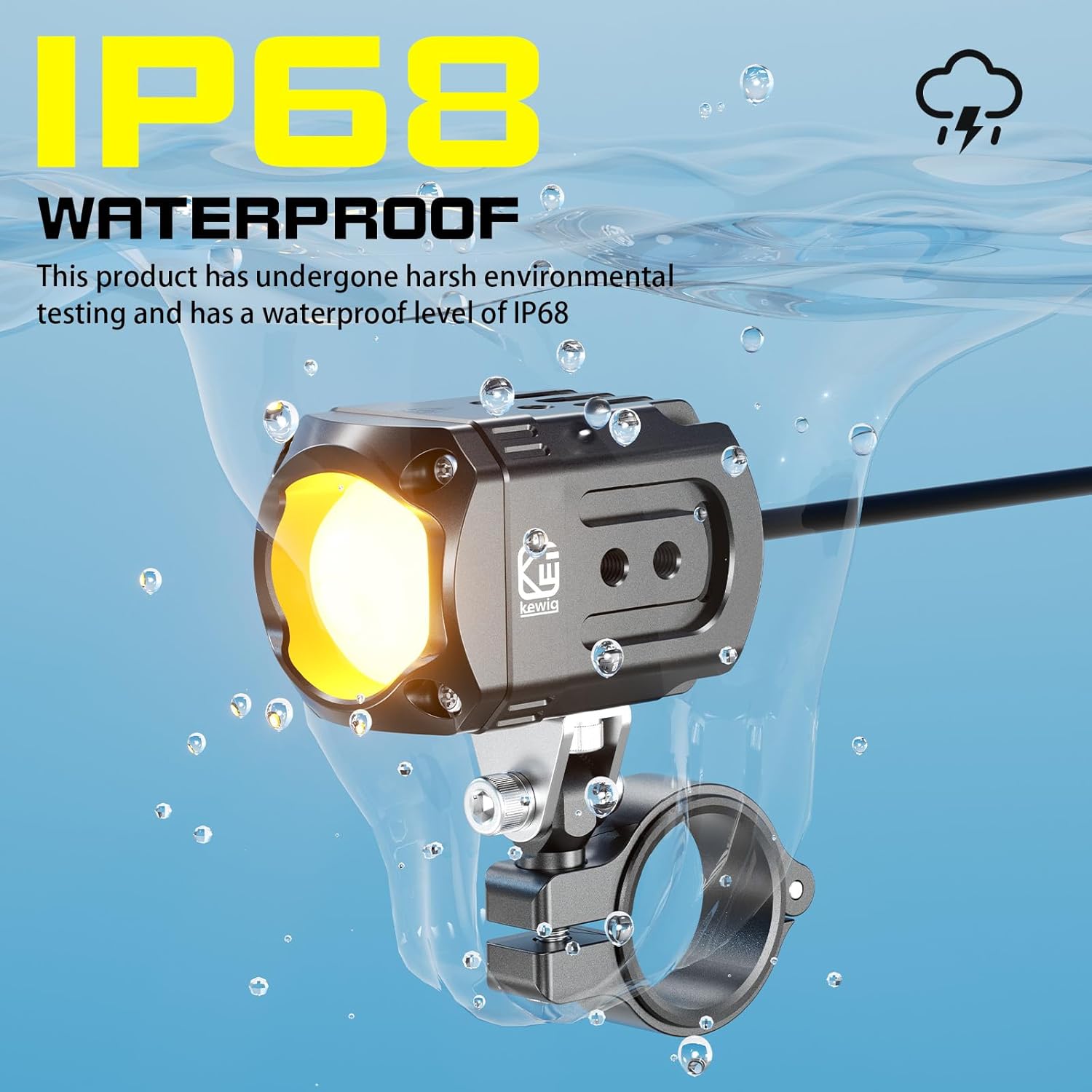 Thumbnail 5 de Kewig Motorcycle LED Light Kit 60W