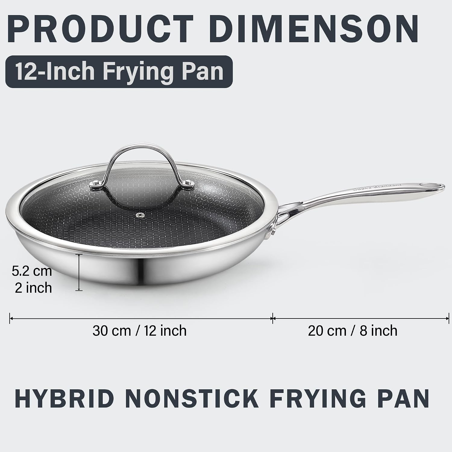 Detalle de Cooks Standard Stainless Steel Frying Pan 12-Inch