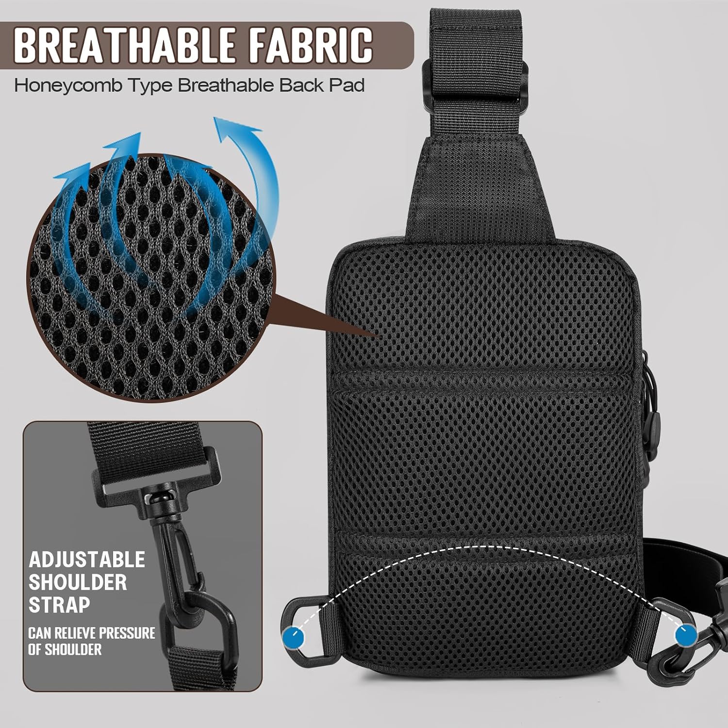 Thumbnail 5 de DEYACE Small Sling Bag 8.6 in