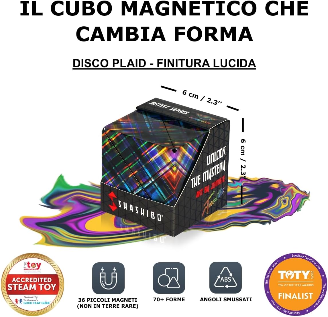 Detalle 2 de Shashibo Cubo Cambiaforma 36 magneti
