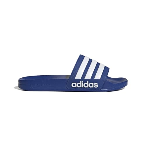 Detalle de adidas Adilette Comfort Slides – Zuecos Unisex Royal Blue/Cloud White, 39 EU