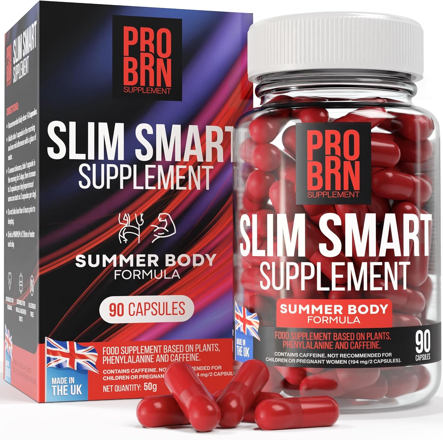 Detalle de Pro BRN Slim Smart 90 capsules weight management ๐