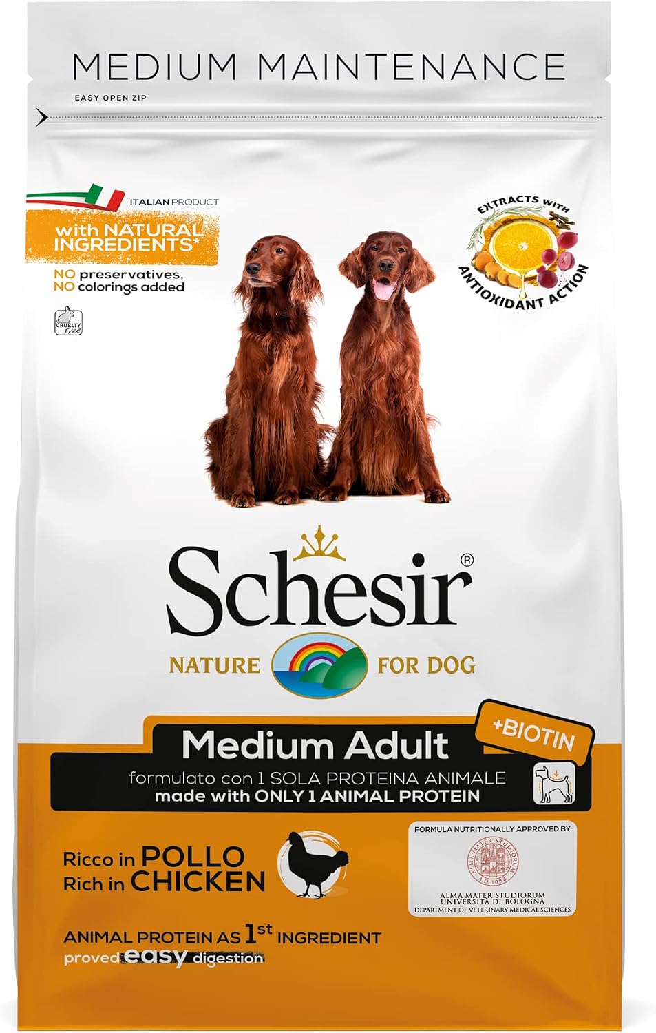 Detalle de Schesir Dry Mantenimento Ricco in Pollo Medium 3kg