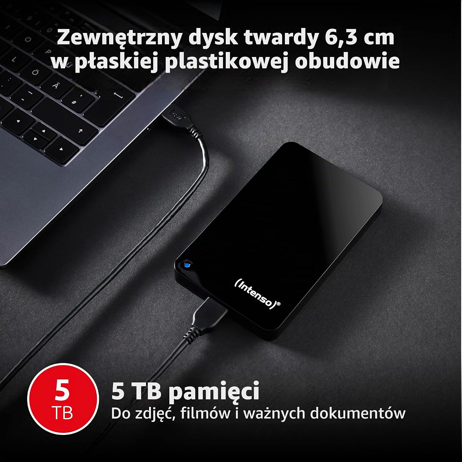 Thumbnail 1 de Intenso zewnętrzny dysk twardy 5 TB