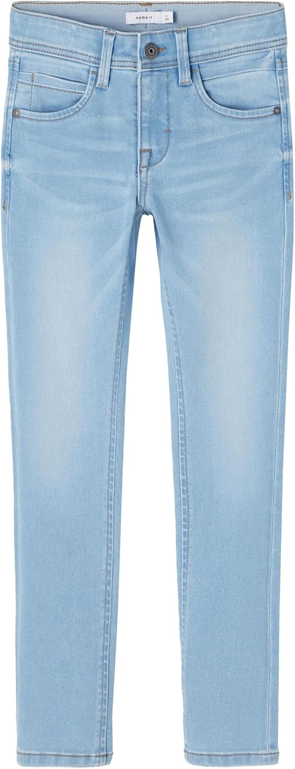 Detalle de NAME IT Boy Jeans Slim Fit Sweat – verstellbare Taille, super weiches Denim