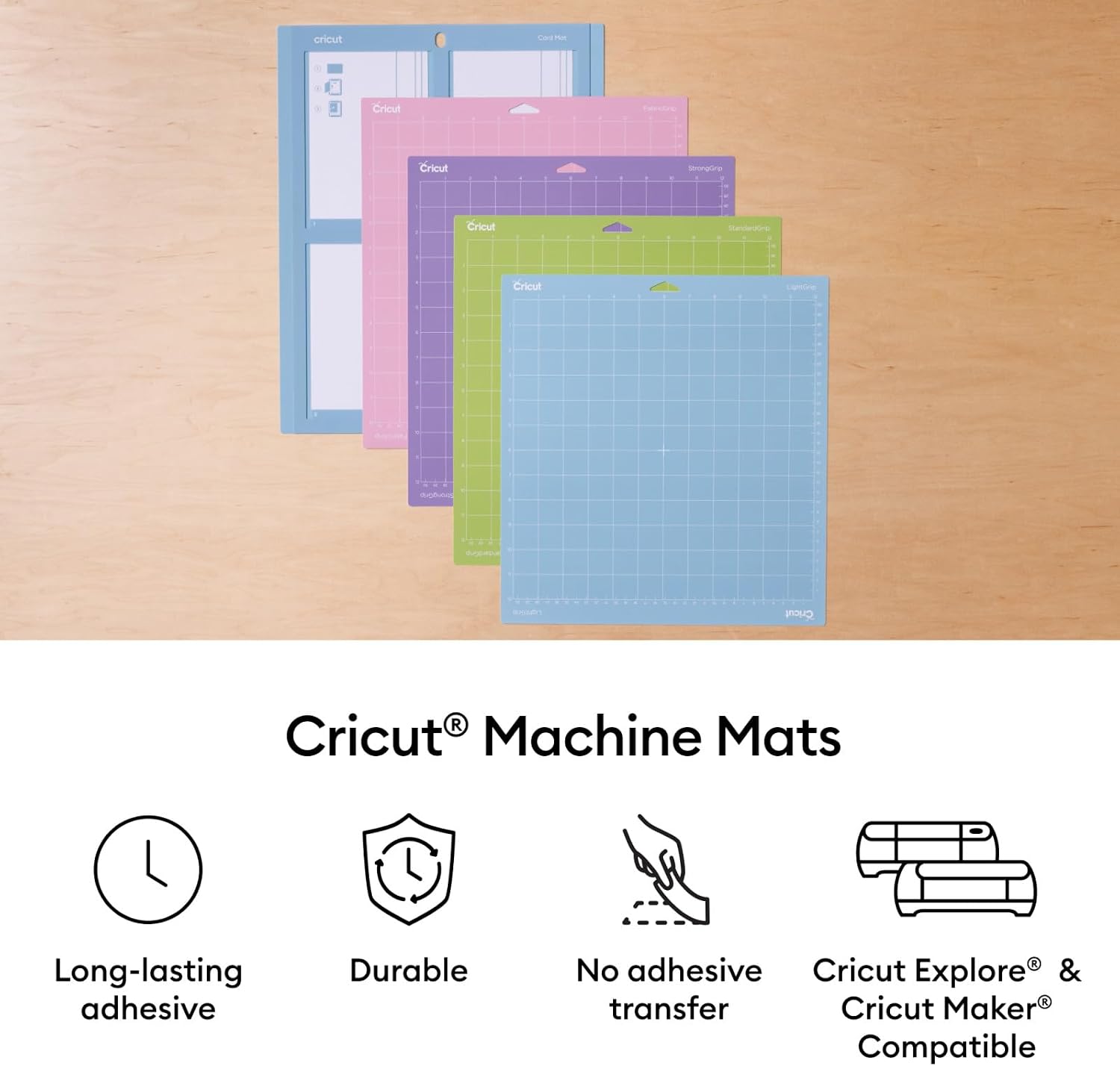Thumbnail 3 de Cricut Variety Pack Mat 12x12, 8 pack 🖨