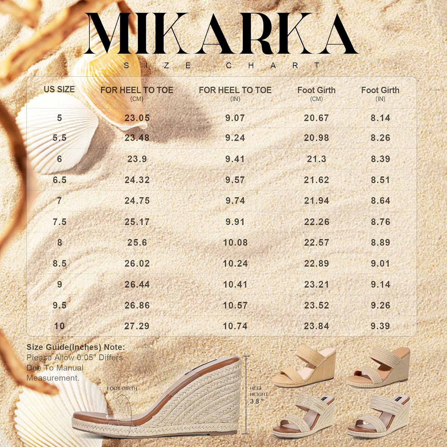 Thumbnail 5 de Mikarka Slip On Wedge Sandals for Women