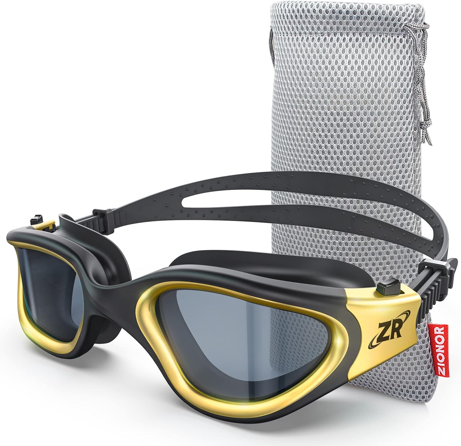 Detalle de ZIONOR G1 Polarisierte Schwimmbrille – UV-Schutz, Anti-Nebel, breites Sichtfeld