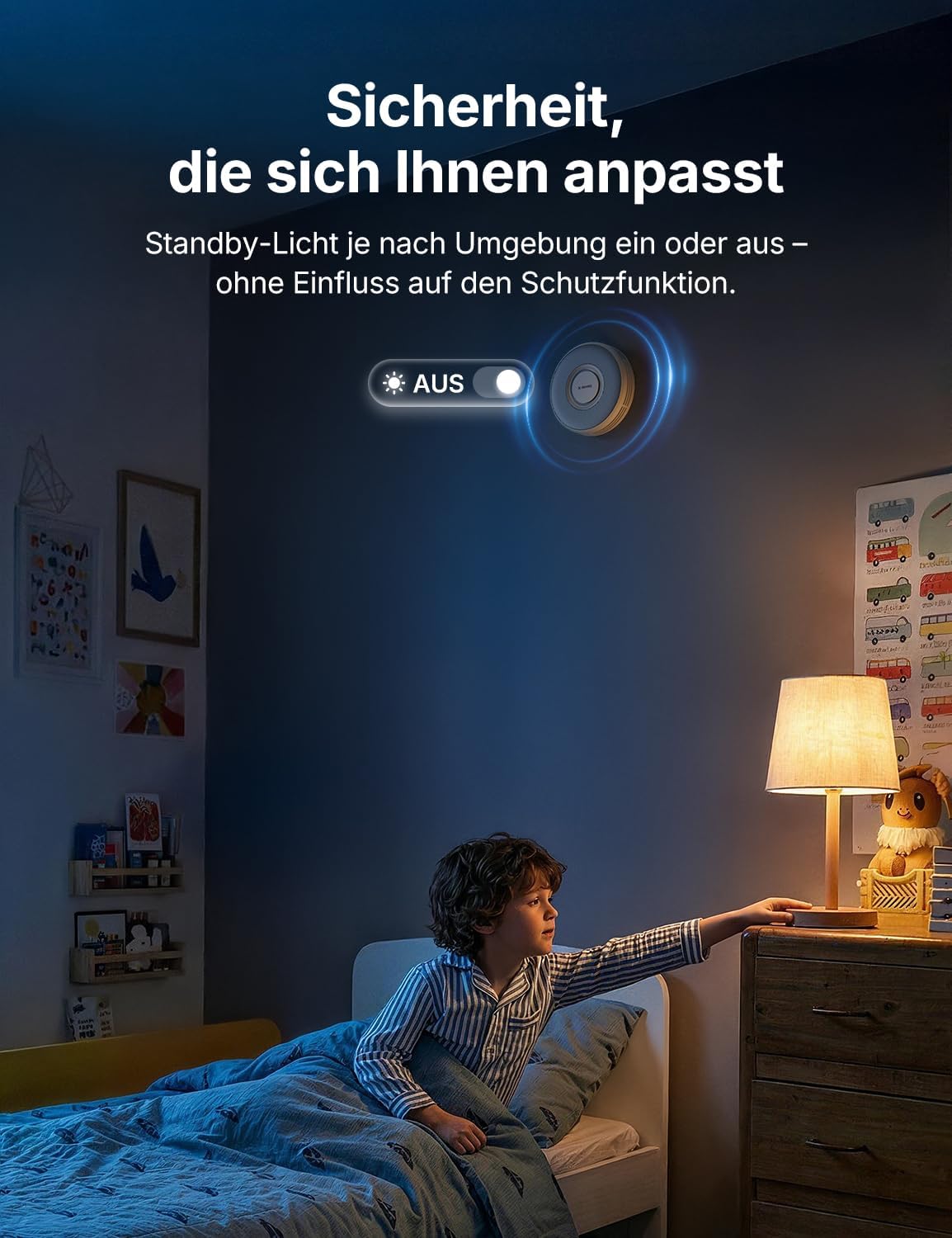 Thumbnail 4 de X-Sense Rauchmelder XS0B-SN mit 10-Jahres-Batterie, deutscher Sprachalarm und 17 Standortansagen (3 Stück)