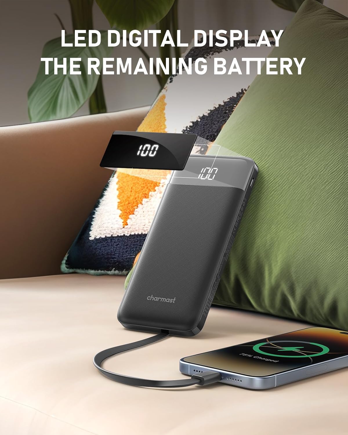 Thumbnail 4 de Charmast Portable Charger 10000mAh power bank