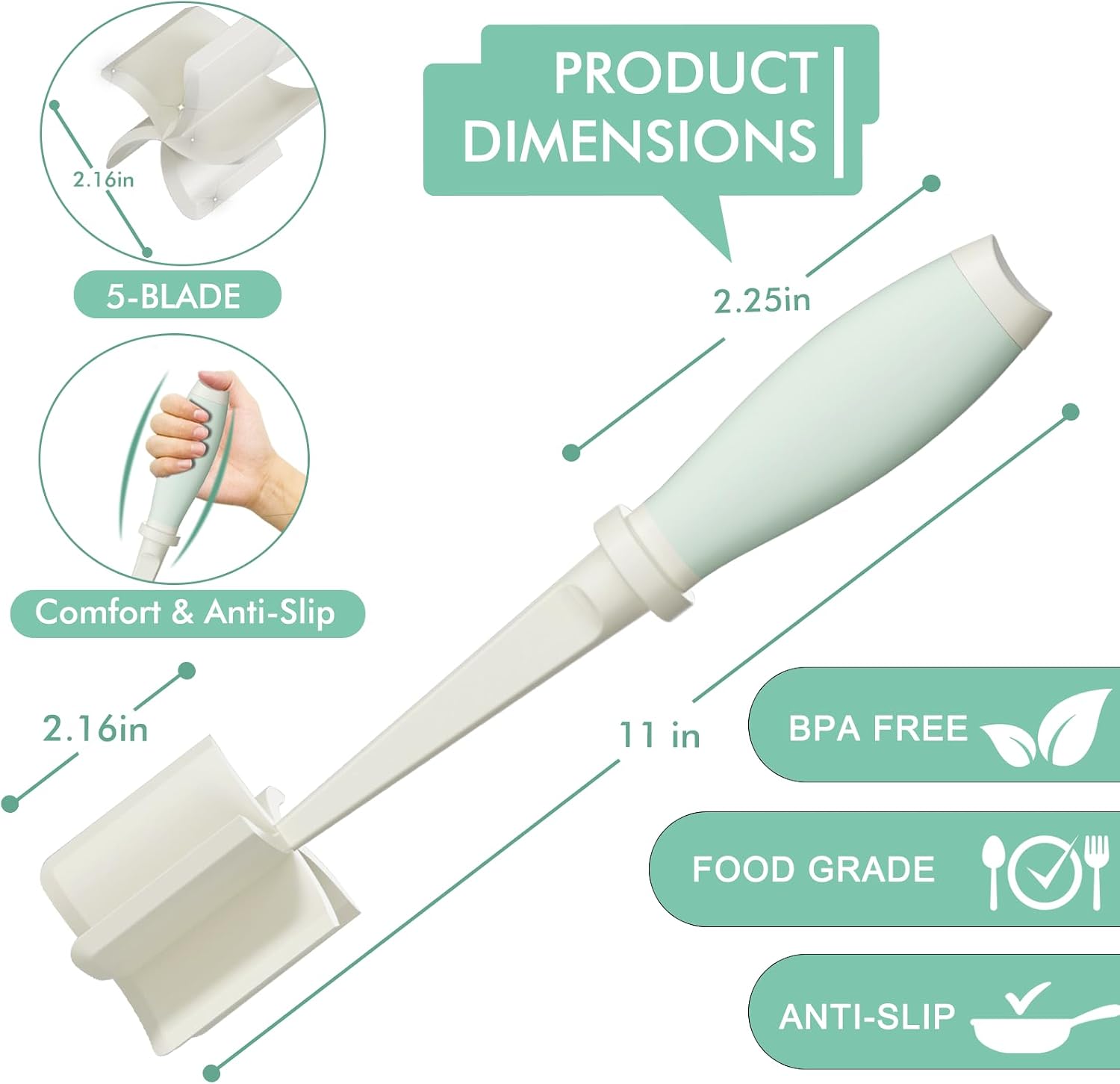 Thumbnail 6 de Meat Chopper Utensil in Nylon