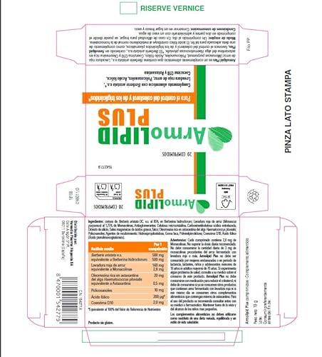 Detalle 2 de ArmoLIPID PLUS 20 comprimidos — complemento para colesterol 💊