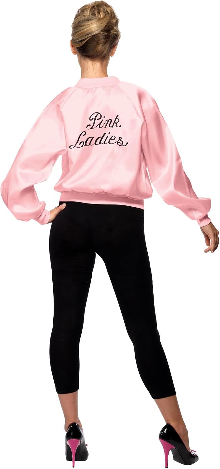 Detalle 2 de Smiffys Grease Pink Ladies Jacket Dress 🎭