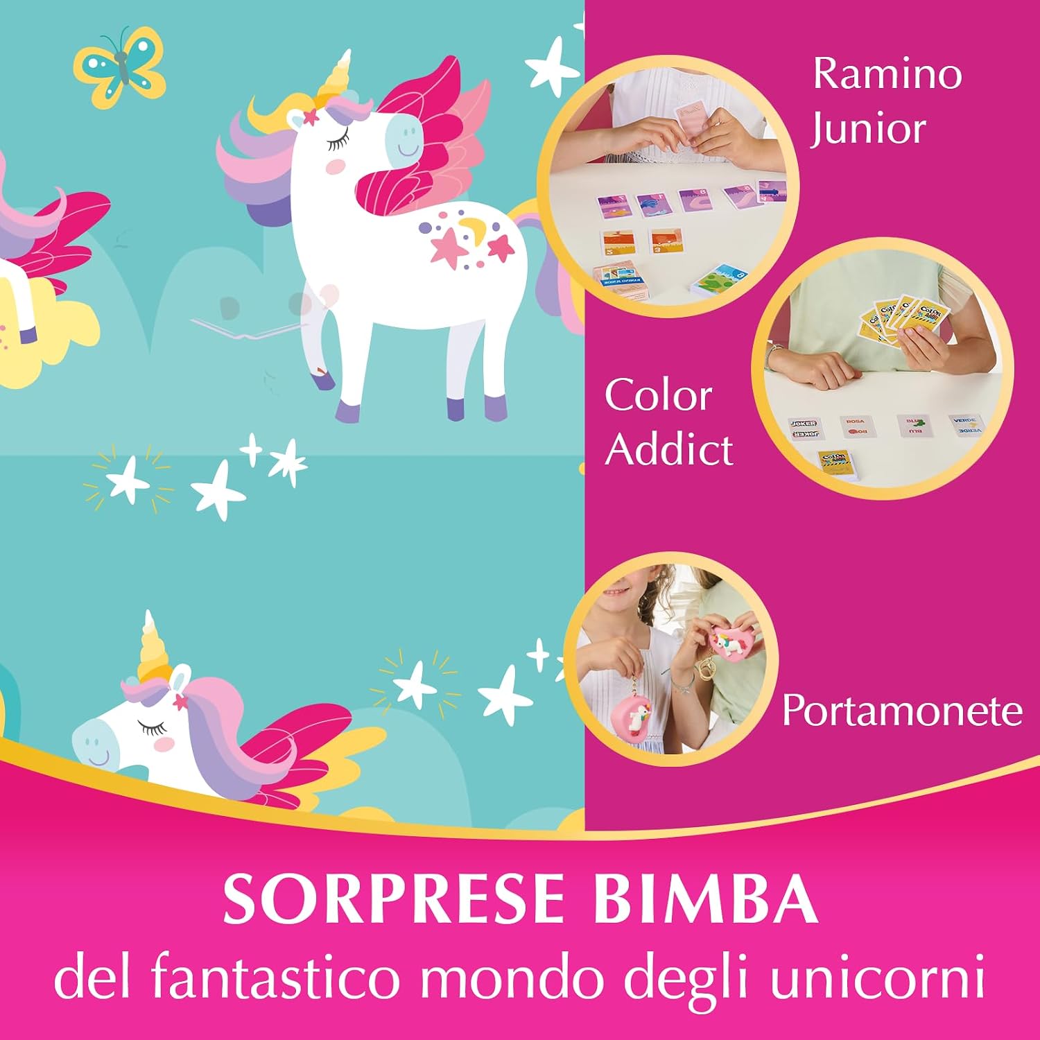 Detalle de Uovo di Pasqua Lindt 2026 per bambini al cioccolato al latte con doppia sorpresa Unicorni, 240 g