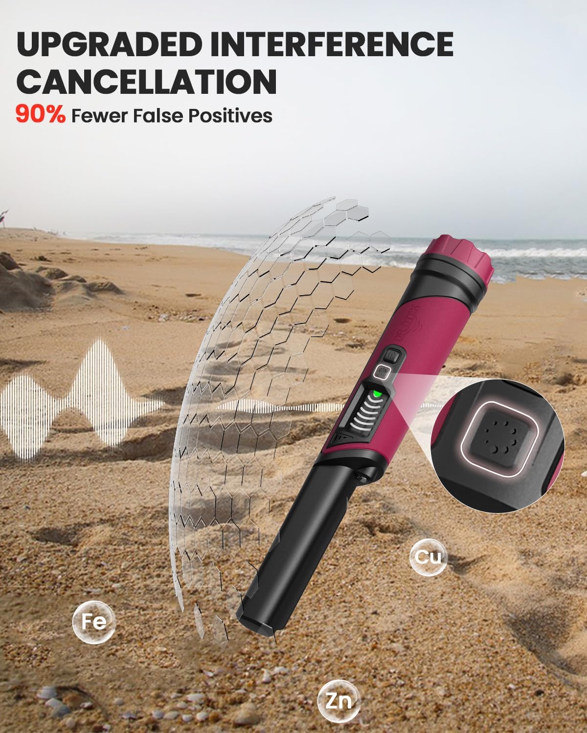 Detalle 2 de DR.ÖTEK Metal Detector Pinpointer IP68