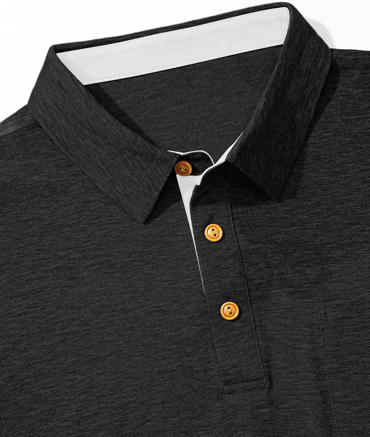 Thumbnail 4 de TARAINYA Herren Poloshirt aus Baumwolle mit Kurzarm und Brusttasche (95% Baumwolle/5% Elastan), M–4XL