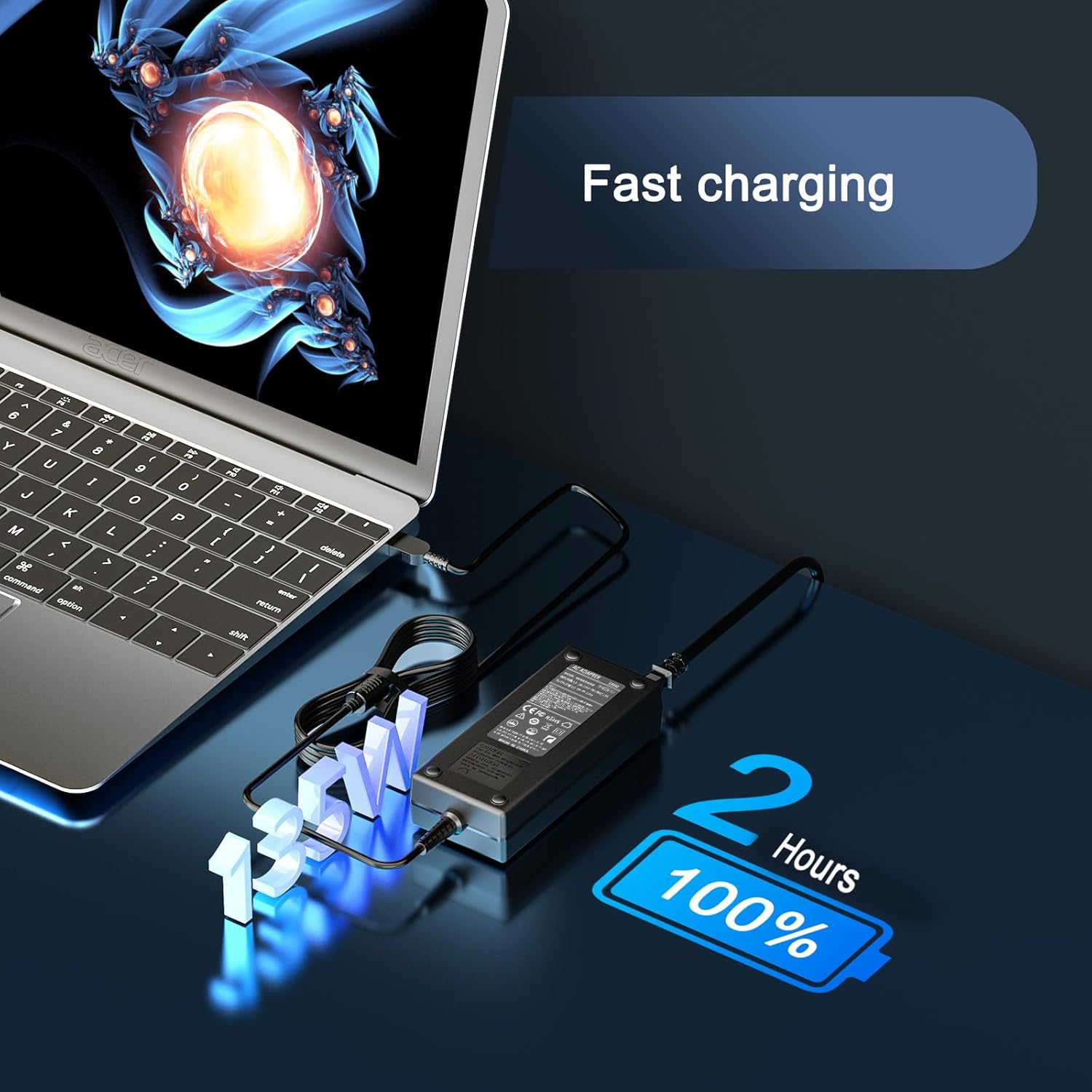Thumbnail 5 de 135W USB Laptop Charger for Lenovo ThinkPad and IdeaPad Series (ADL135NLC3A)