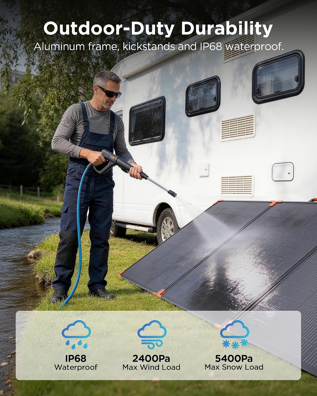 Thumbnail 5 de ZOUPW 350W Portable Solar Panel 43V ⚡