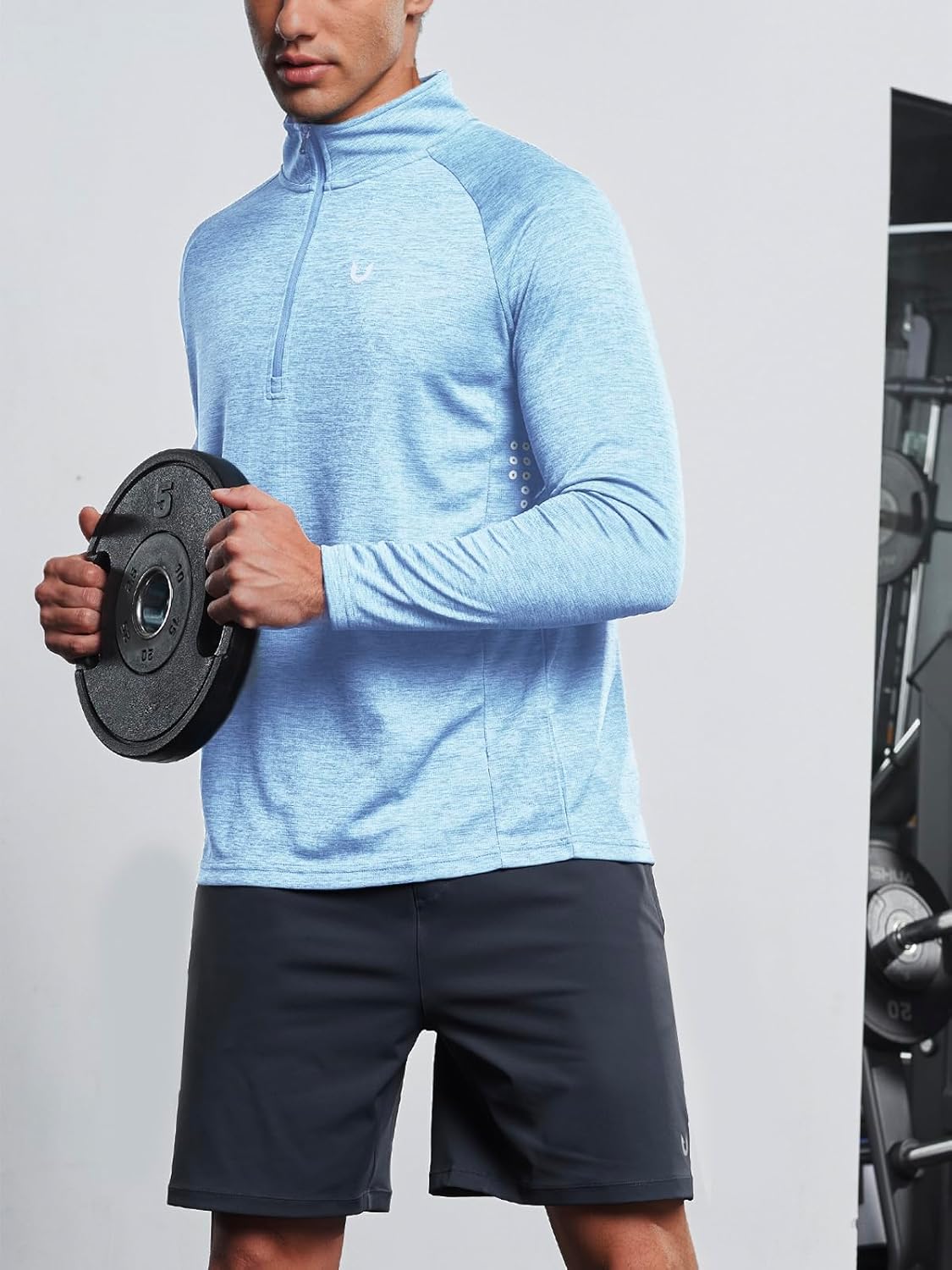 Thumbnail 2 de NORTHYARD Quarter Zip Pullover: Men’s Running Shirt with Moisture-Wicking Comfort