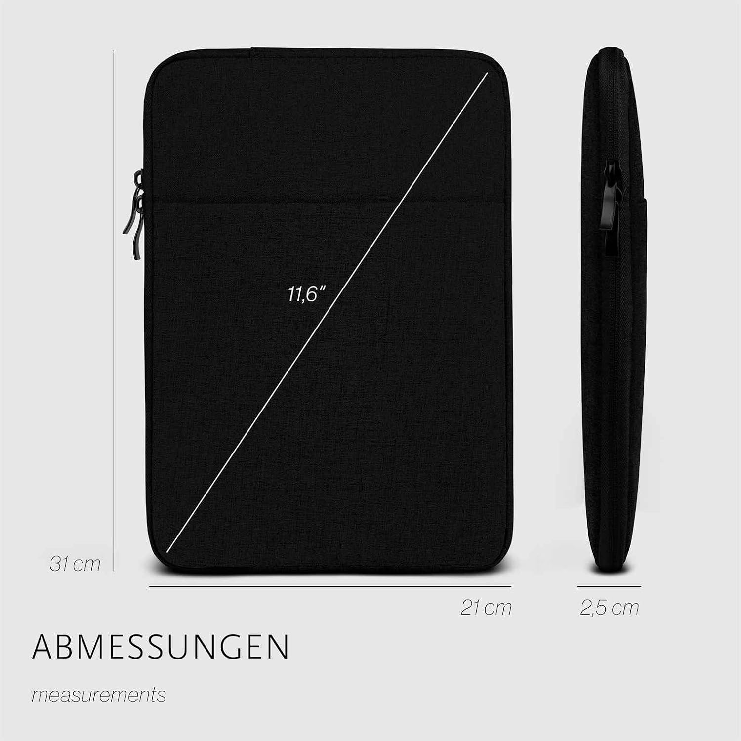 Detalle de moex Dash Case Hülle für Samsung Galaxy Tab S10 Plus – Minimalistische Schutzhülle aus Nylon