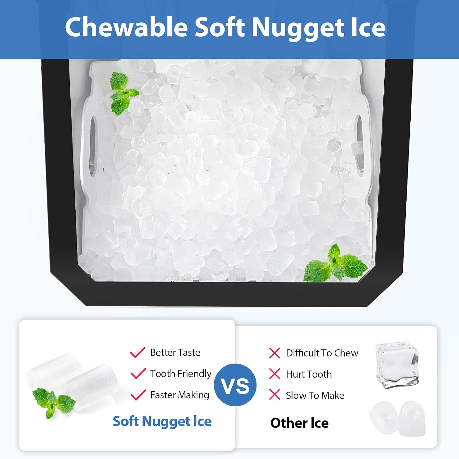 Thumbnail 3 de Aeitto Nugget Ice Maker 55 lbs/Day