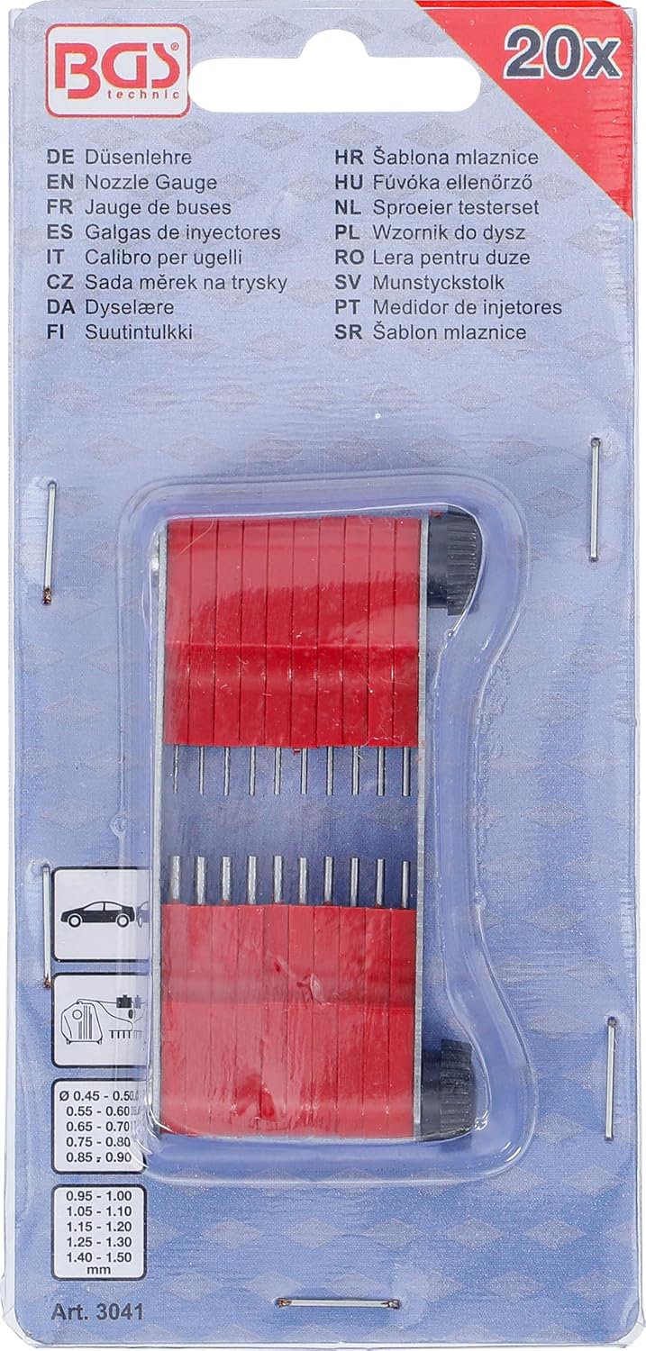Detalle 2 de BGS 3041 Calibro per ugelli 20 pz