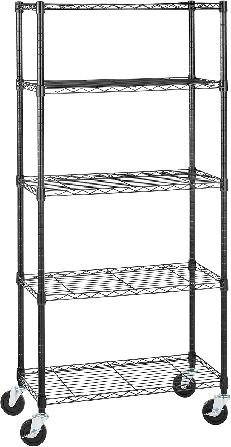 Thumbnail 6 de Amazon Basics 4-Shelf 36" Storage Shelving