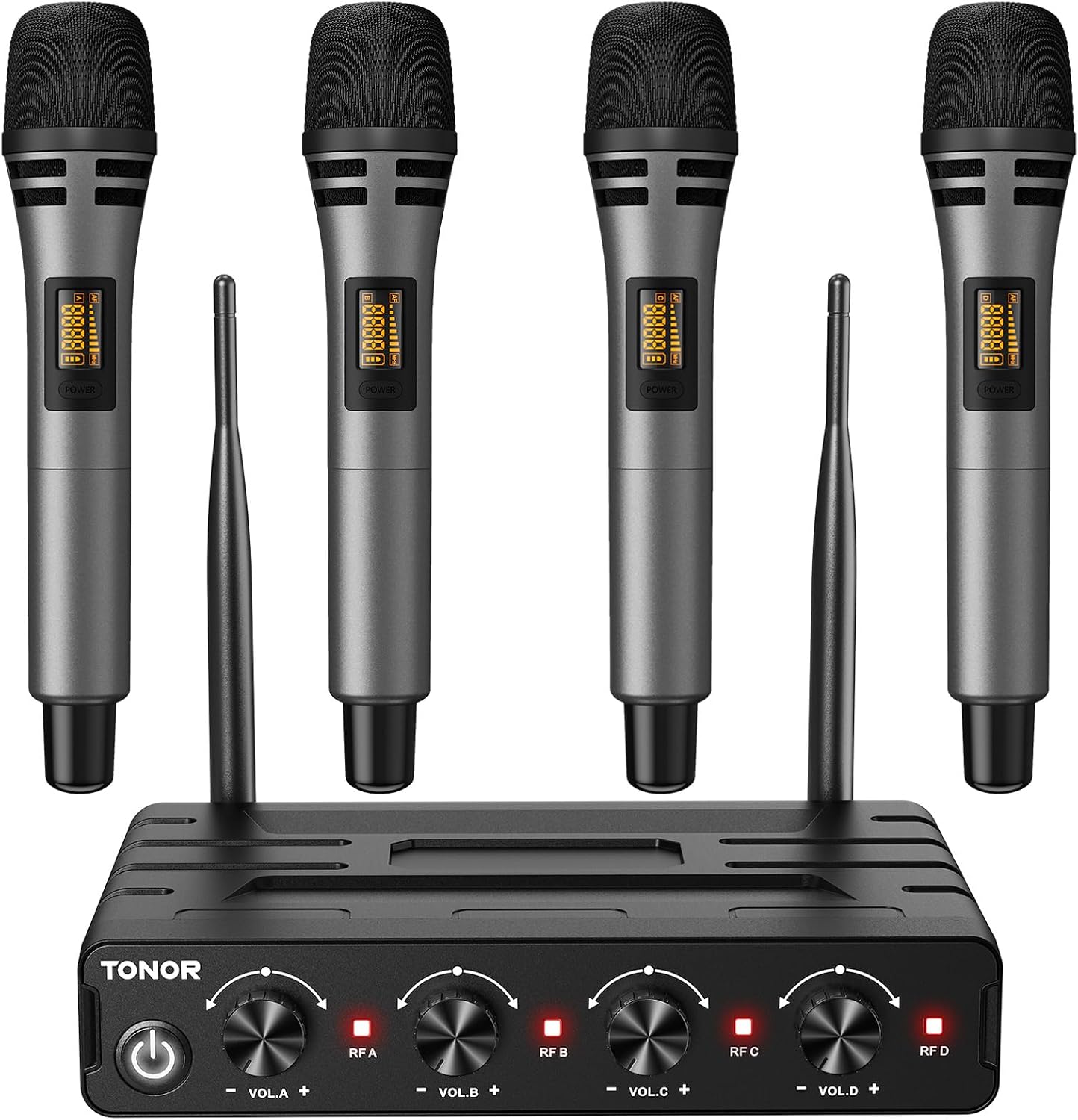 Detalle de TONOR Wireless Microphone System 200ft Range