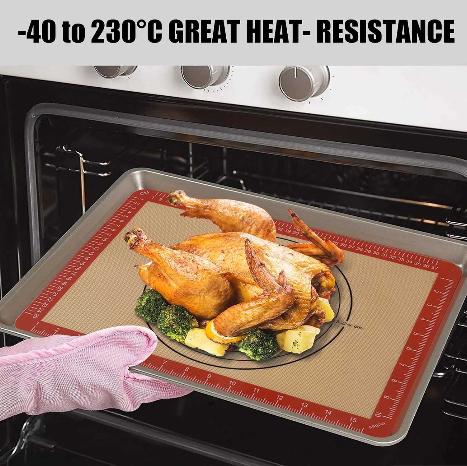 Detalle 2 de Sapid Silicone Baking Mats, 4-Piece Set