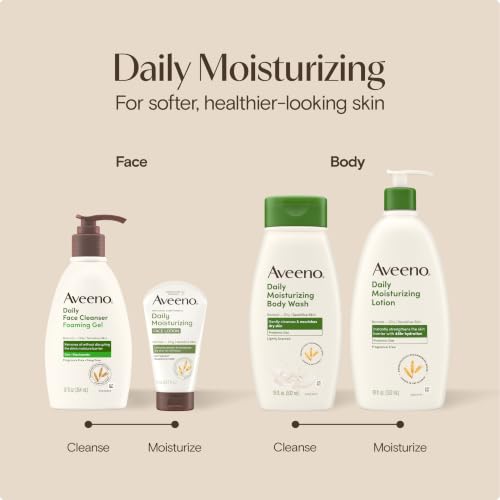 Thumbnail 7 de Aveeno Daily Moisturizing Body Lotion for Normal to Dry Skin – Fragrance Free, Non-Greasy, 18 Fl Oz